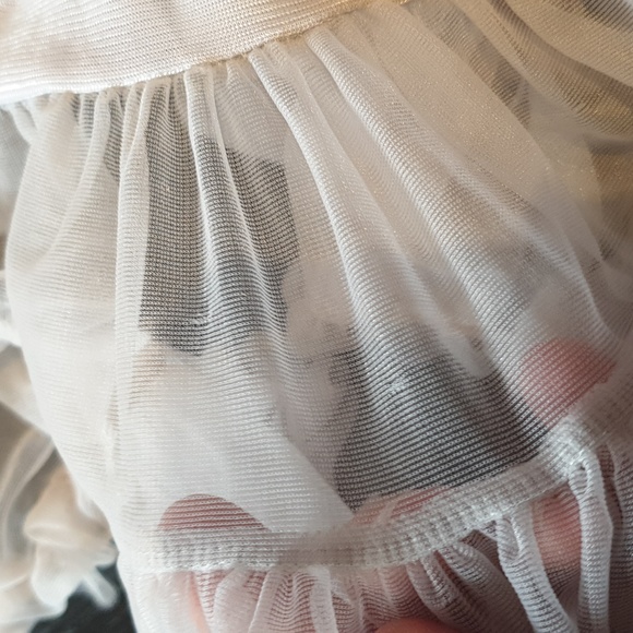 2-4 yr old silver Petticoat great volume, lined, elasticated waist, adjustable - Picture 10 of 14